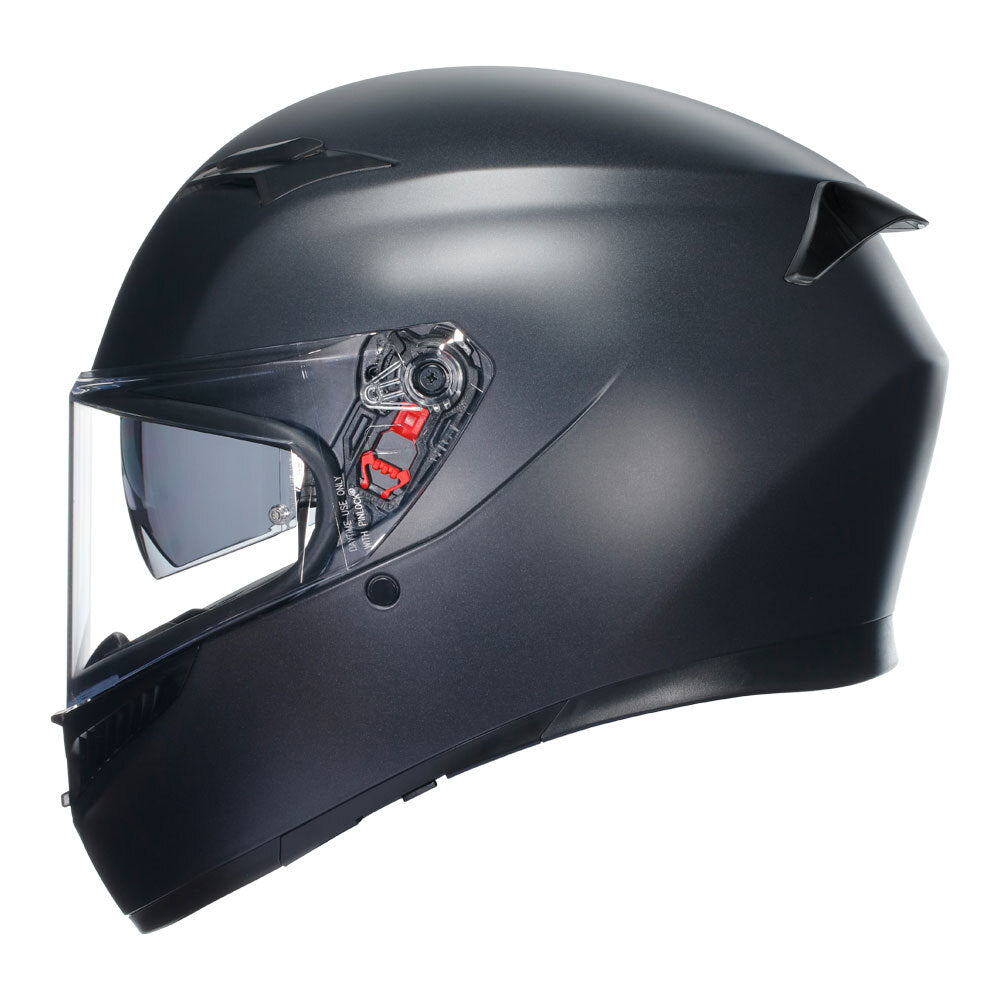 AGV K3 Matte Black Helmet - EasyR