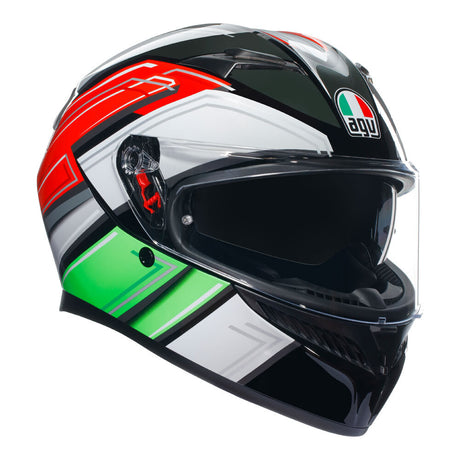 AGV K3 Wing Black/Italy Helmet - EasyR