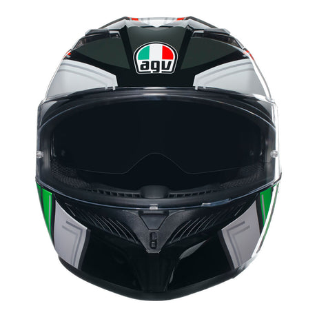 AGV K3 Wing Black/Italy Helmet - EasyR