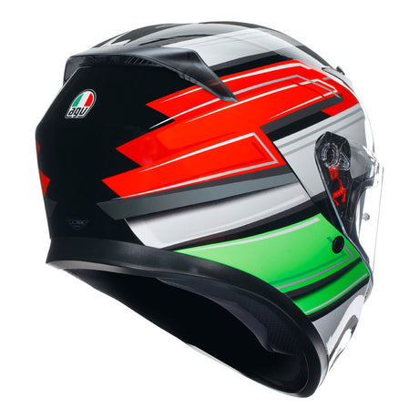 AGV K3 Wing Black/Italy Helmet - EasyR
