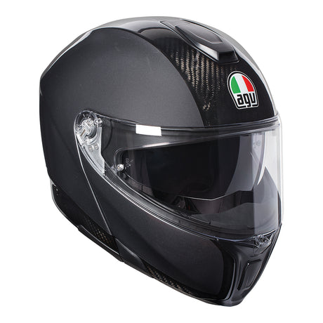 AGV Sportmodular Carbon/Dark Grey Helmet - EasyR
