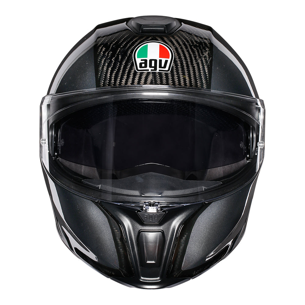 AGV Sportmodular Carbon/Dark Grey Helmet - EasyR