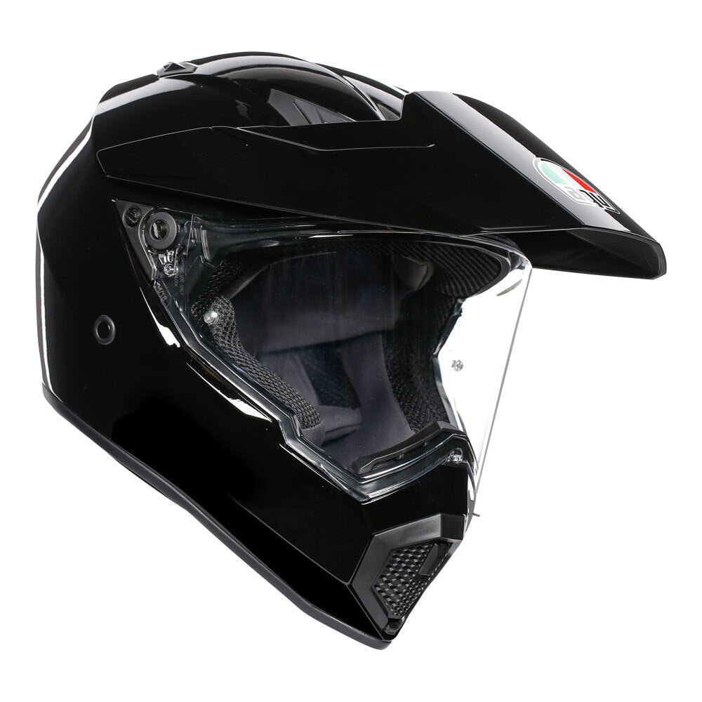 AGV AX9 Gloss Black Helmet - EasyR