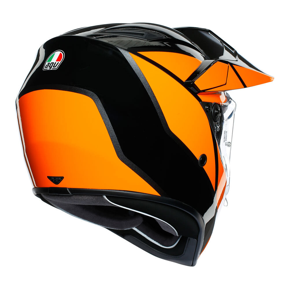AGV AX9 Trail Gunmetal/Orange Helmet - EasyR