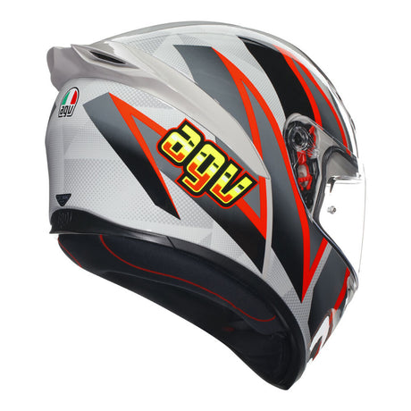 AGV K1 S Blipper Grey/Red Helmet - EasyR
