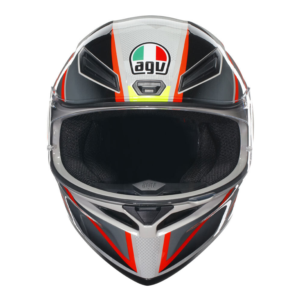 AGV K1 S Blipper Grey/Red Helmet - EasyR