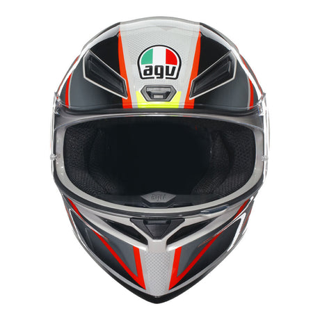 AGV K1 S Blipper Grey/Red Helmet - EasyR