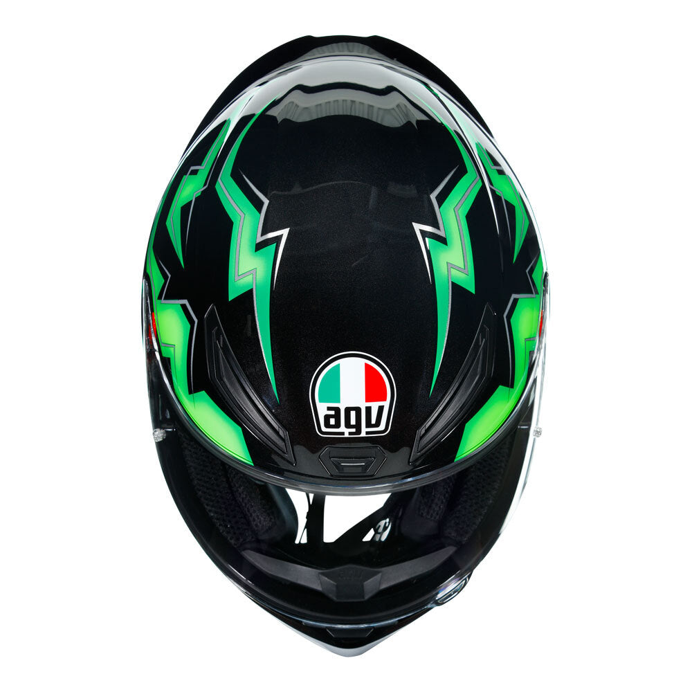 AGV K1 S Kripton Black/Green Helmet - EasyR