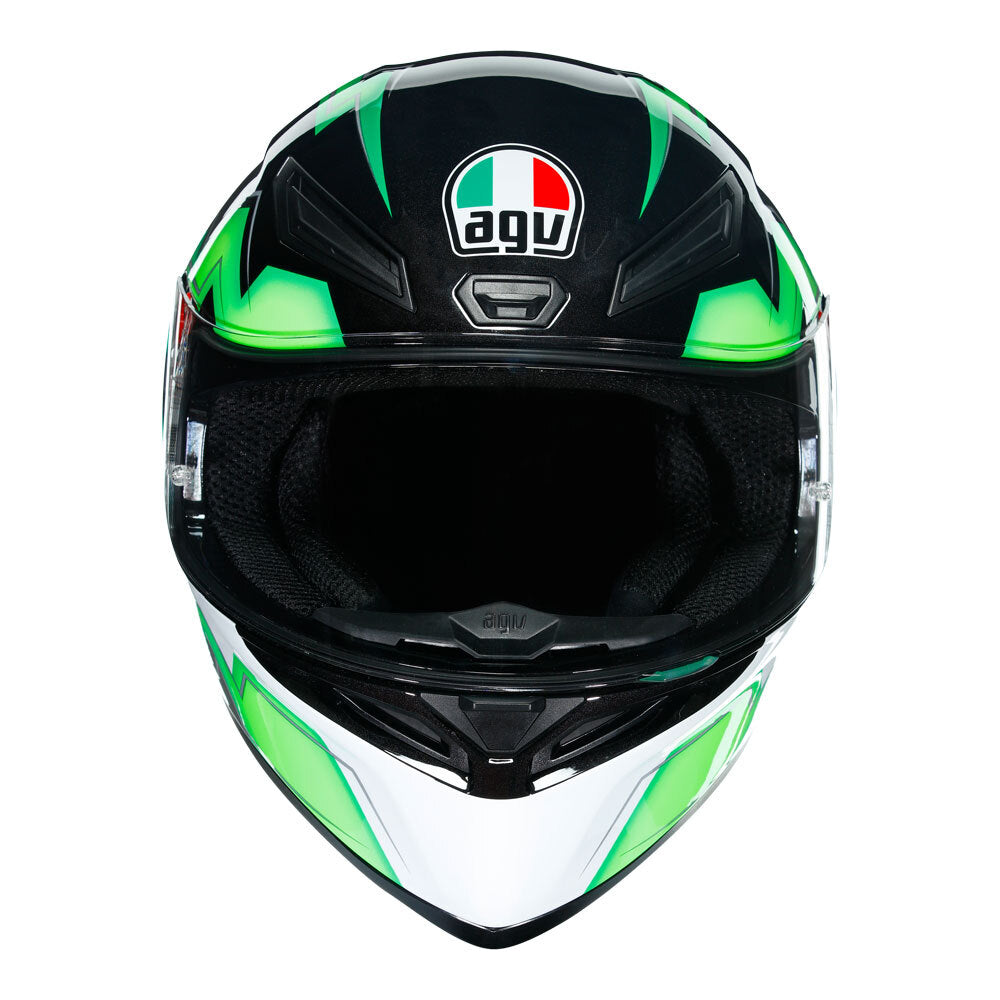 AGV K1 S Kripton Black/Green Helmet - EasyR