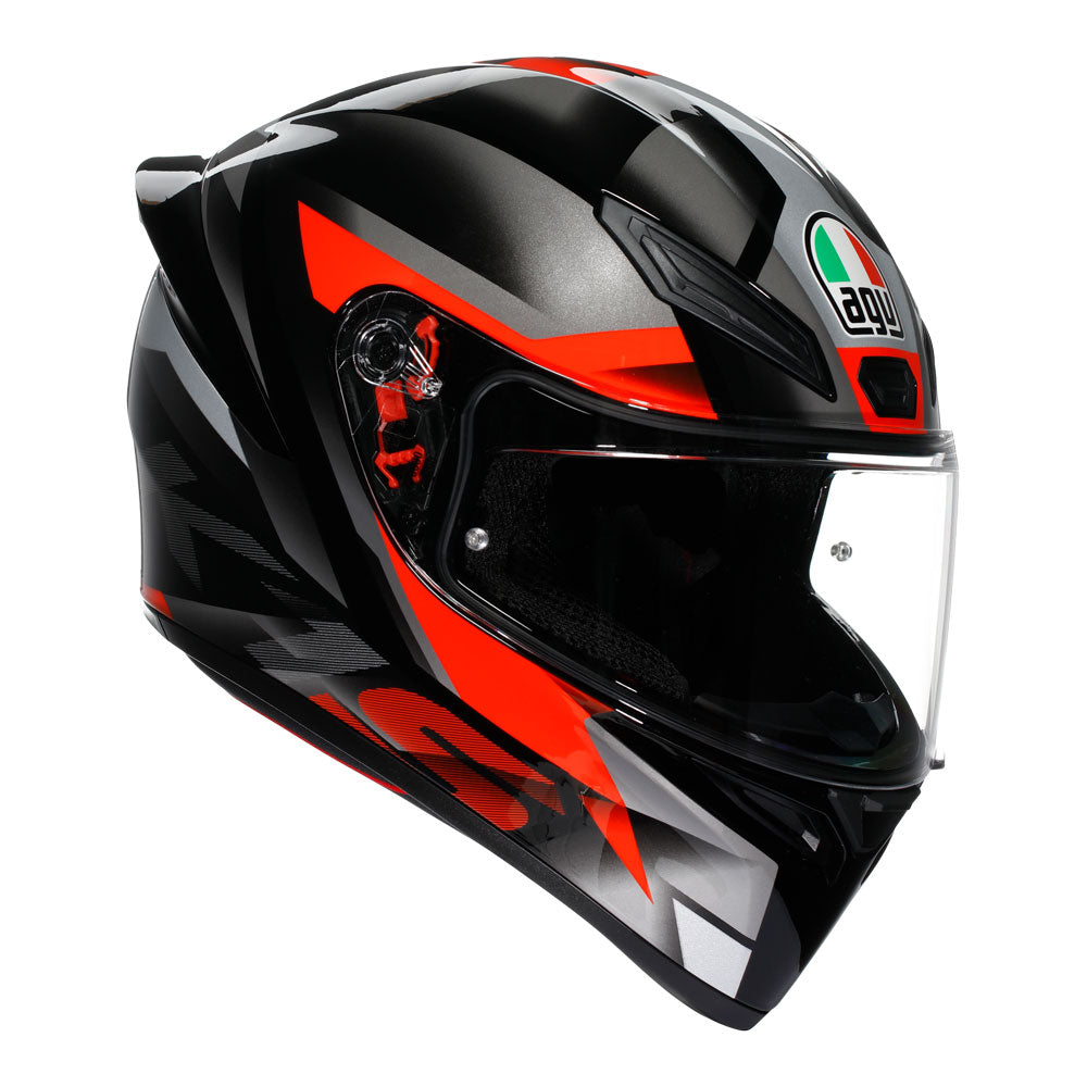 AGV K1 S Fastlap Black/Grey/Red Helmet