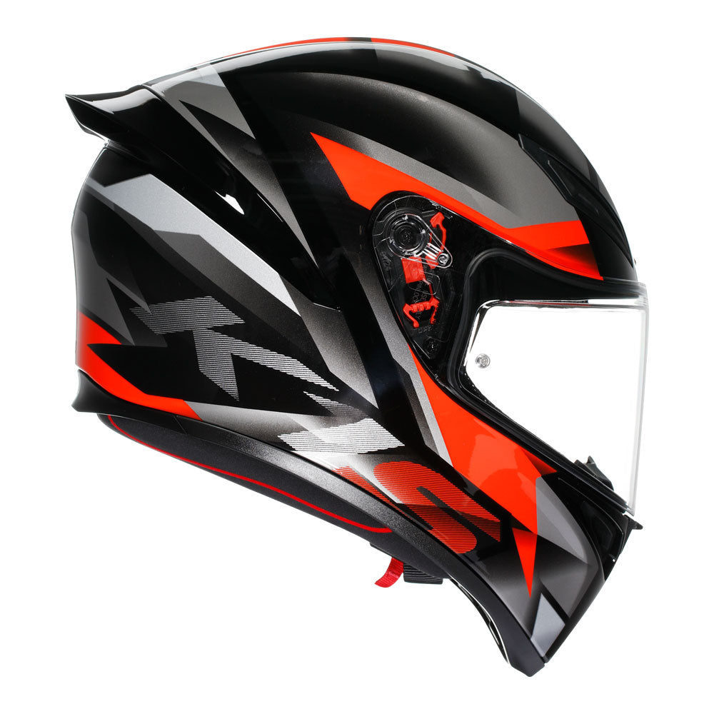 AGV K1 S Fastlap Black/Grey/Red Helmet