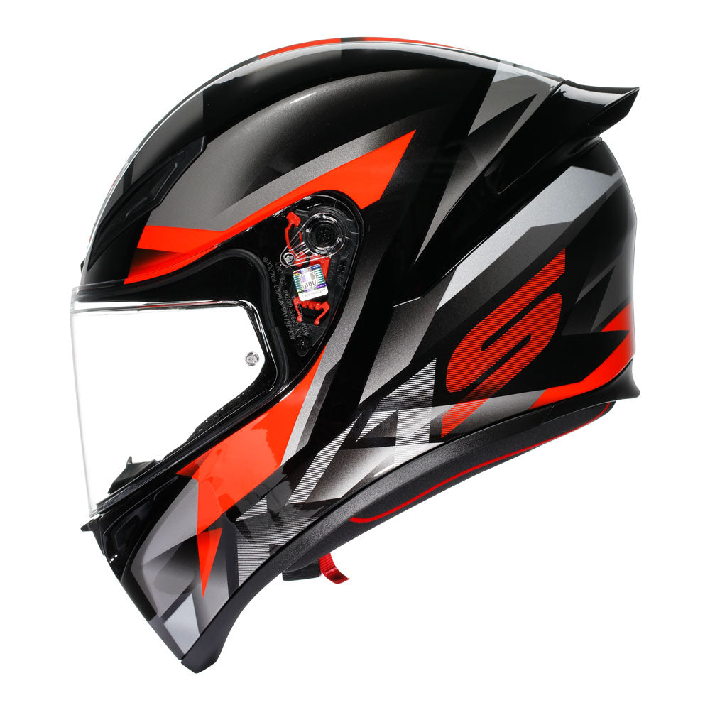 AGV K1 S Fastlap Black/Grey/Red Helmet