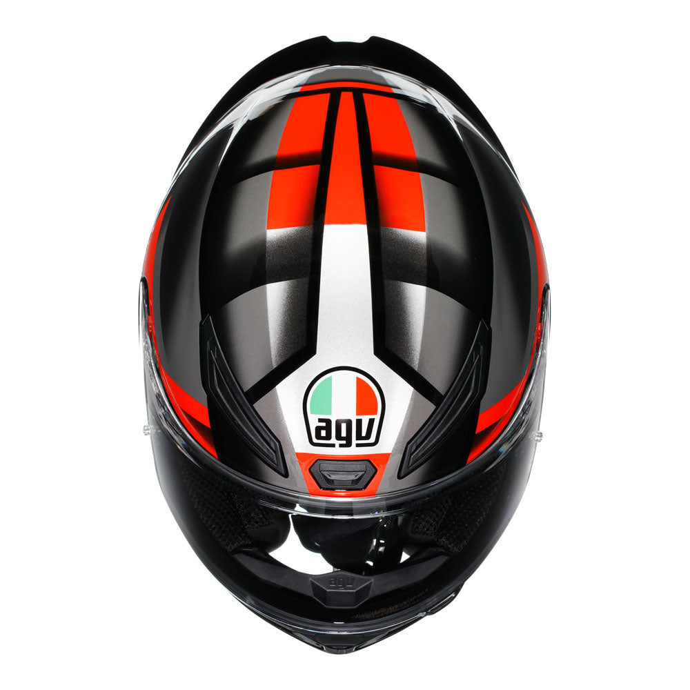 AGV K1 S Fastlap Black/Grey/Red Helmet