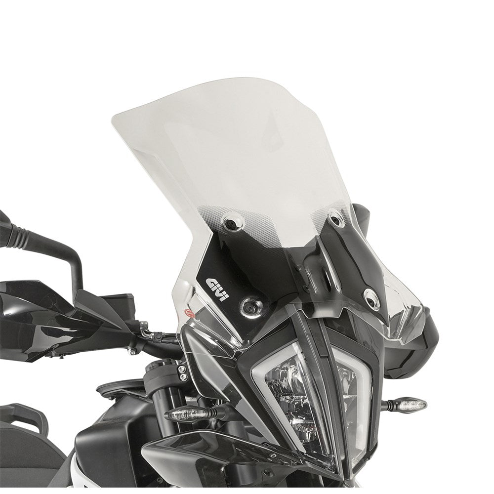 Givi 7710DT Clear Windshield 44 x 48cm for KTM 390 Adventure 20-24/790 Adventure/790 Adventure R 19-20/890 Adventure 21-22