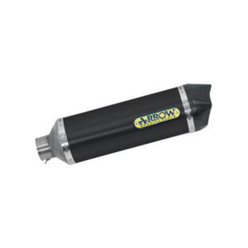 Arrow 71850AKN Race-Tech Dark Aluminium Slip-On Muffler w/Carbon End Cap for Ducati Monster 1200/1200 R/1200 S 16-20