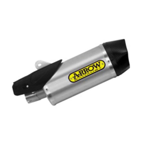 Arrow 71852PK Indy-Race Titanium Slip-On Muffler w/Carbon End Cap for Yamaha MT-10 16-20