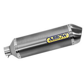 Arrow 71854AO Race-Tech Aluminium Slip-On Muffler w/Steel End Cap for Kawasaki Versys 650 17-23/Z 650/Ninja 650 17-20
