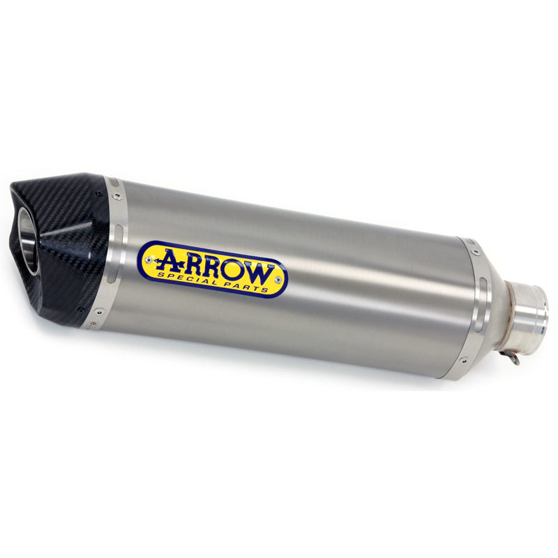 Arrow 71856PK Race-Tech Titanium Slip-On Muffler w/Carbon End Cap for Kawasaki Z 900 17-19/Z 900 E 17-18/Z 900 A2 19-24