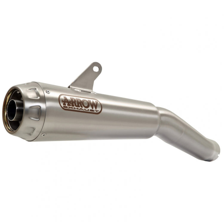 Arrow 71879PRI Pro-Race Nichrom Slip-On Muffler w/Steel End Cap for Benelli Leoncino 500 17-20