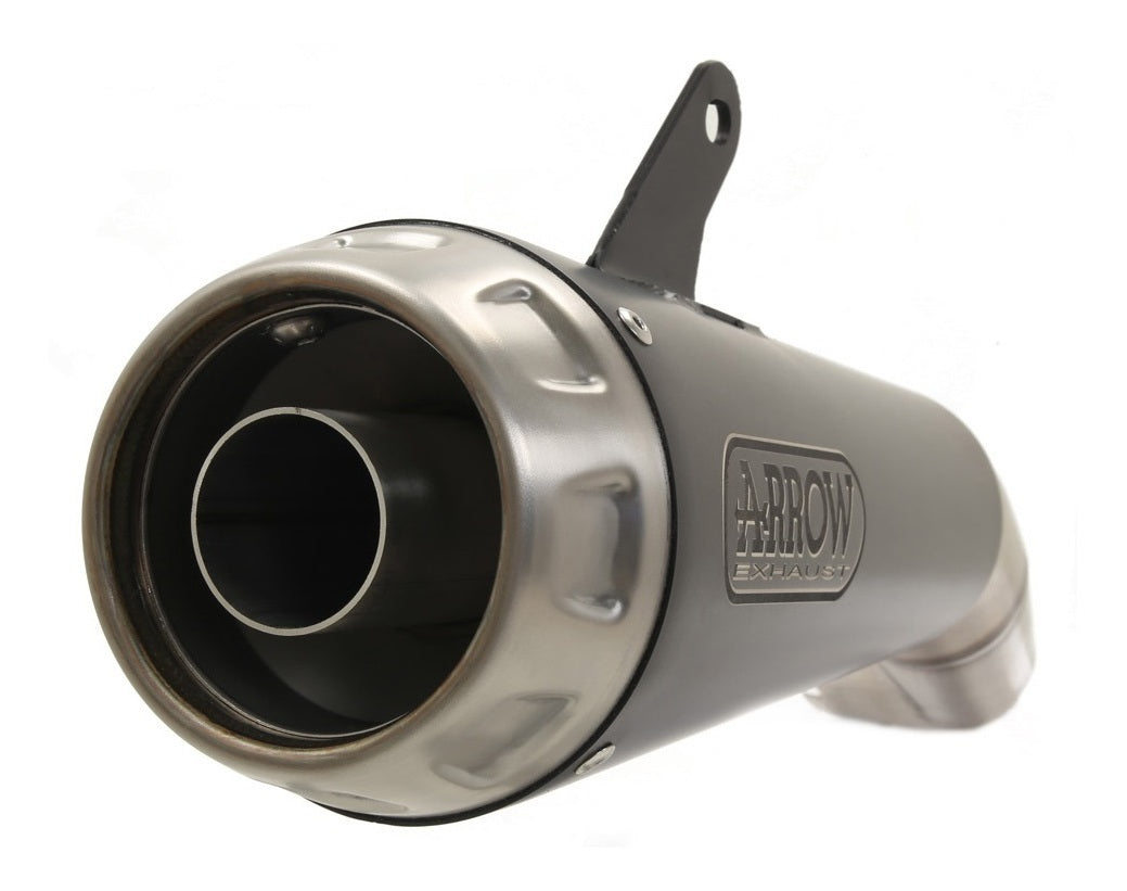Arrow 71901PRN Pro-Race Dark Nichrom Slip-On Muffler w/Steel End Cap for Honda CB 500 F/CBR 500 R 19-20