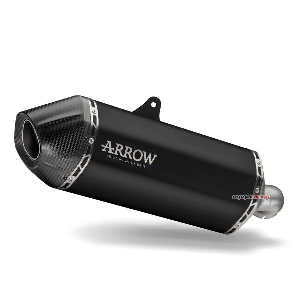 Arrow 72504SKN Sonora Dark Titanum Slip-On Muffler w/Carbon End Cap for Honda Africa Twin 1100/Adventure Sports 20-23