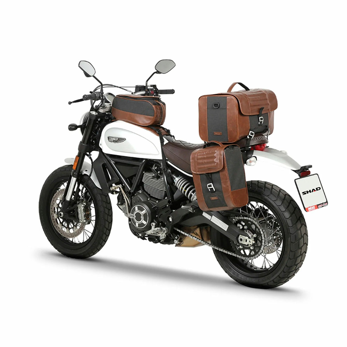 Shad SR Series Retro Side Bag Fitting Kit for Ducati Scrambler 800 Icon/Classic 15-Up