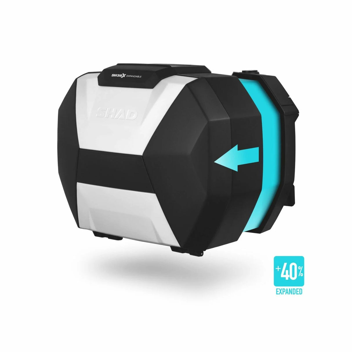 Shad SH38X Alloy 38L Expandable Side Cases