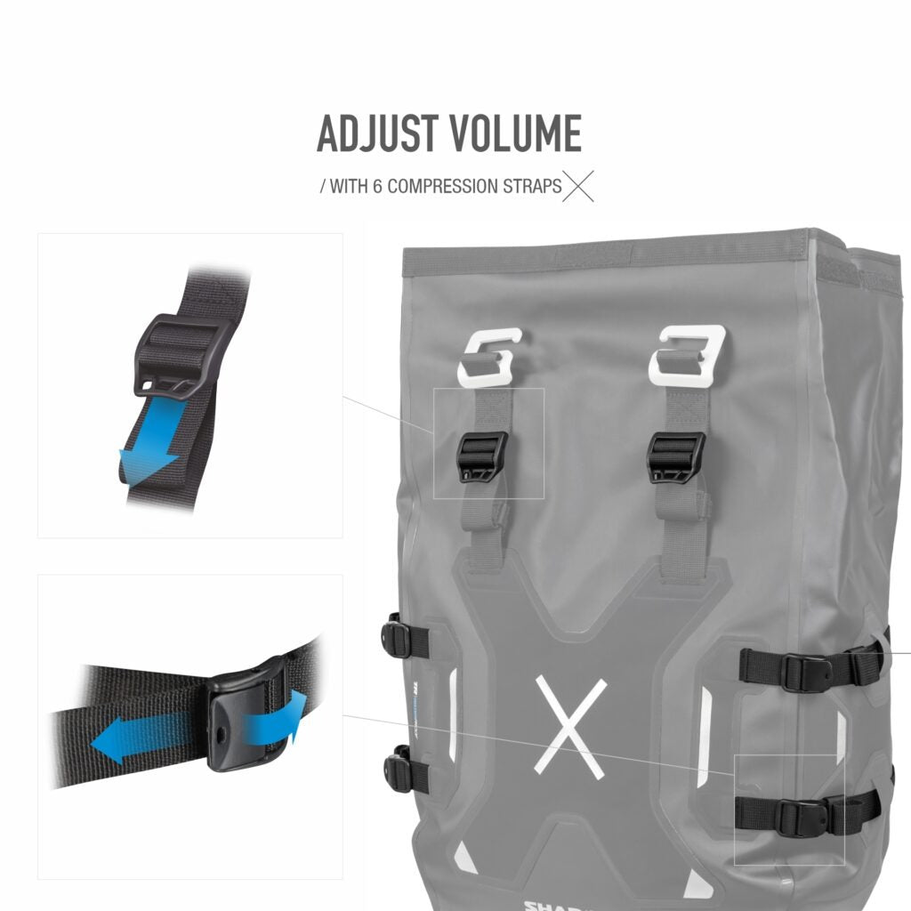 Shad Terra TR30 Black 60L Waterproof Saddle Bags