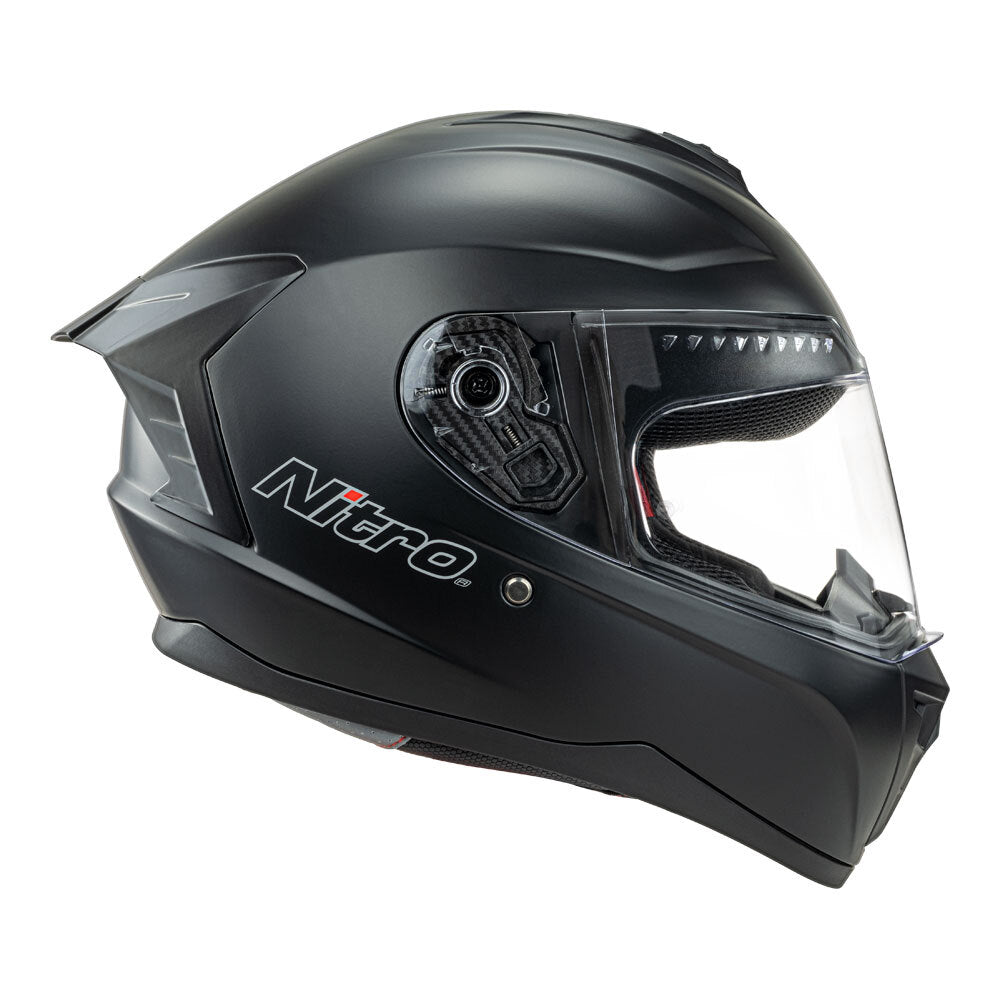 Nitro N700 Satin Black Helmet - EasyR