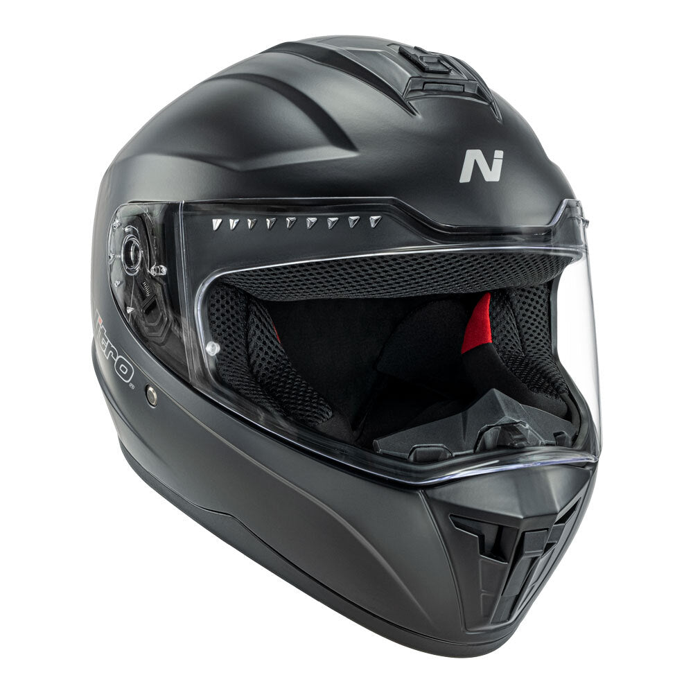 Nitro N700 Satin Black Helmet - EasyR