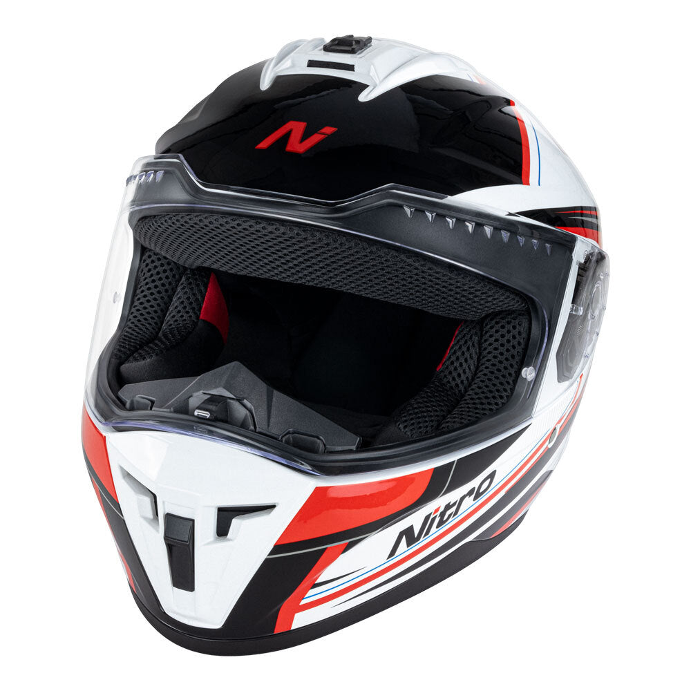 Nitro N700 Red/White Helmet - EasyR