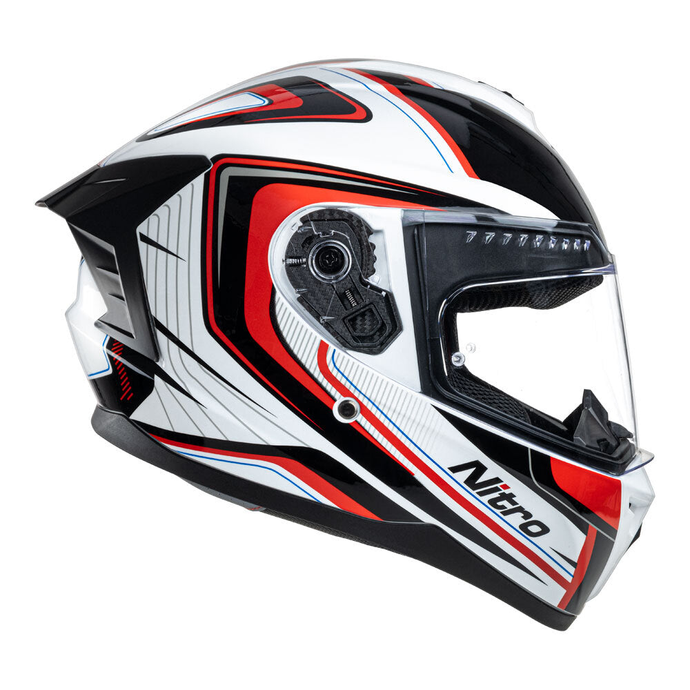 Nitro N700 Red/White Helmet - EasyR
