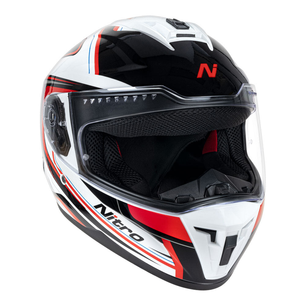 Nitro N700 Red/White Helmet - EasyR