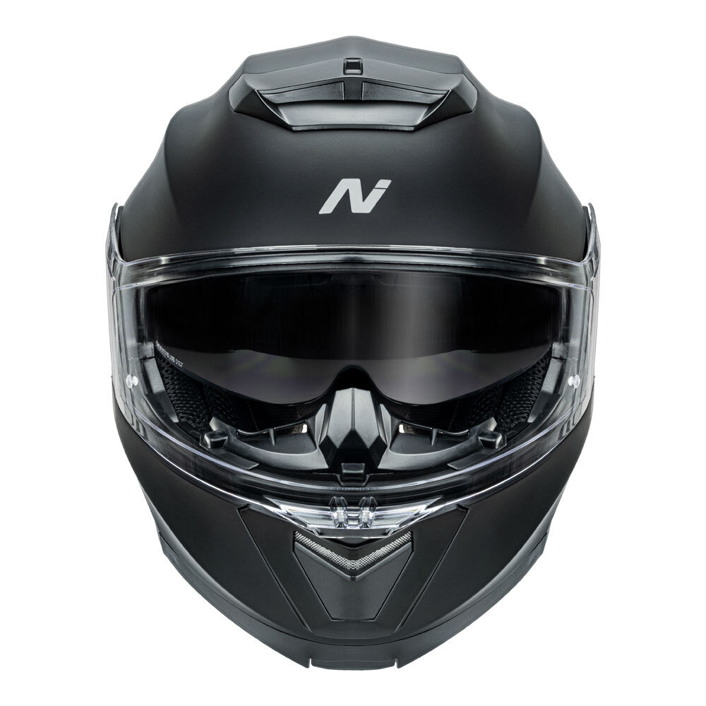 Nitro F160 Satin Black Modular Helmet - EasyR