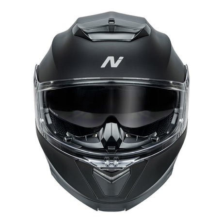 Nitro F160 Satin Black Modular Helmet - EasyR