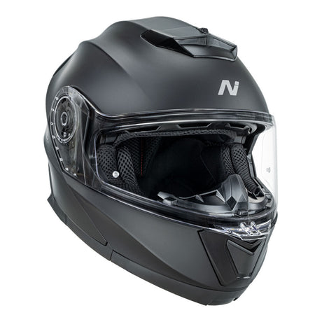 Nitro F160 Satin Black Modular Helmet - EasyR