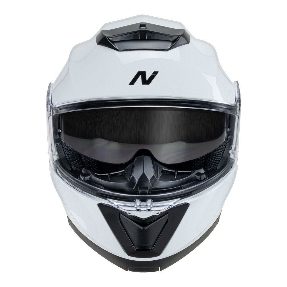 Nitro F160 Gloss White Modular Helmet - EasyR