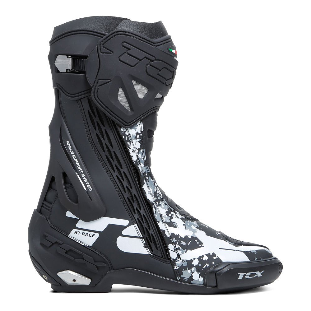 TCX RT-Race Black/White/Grey Boots - EasyR