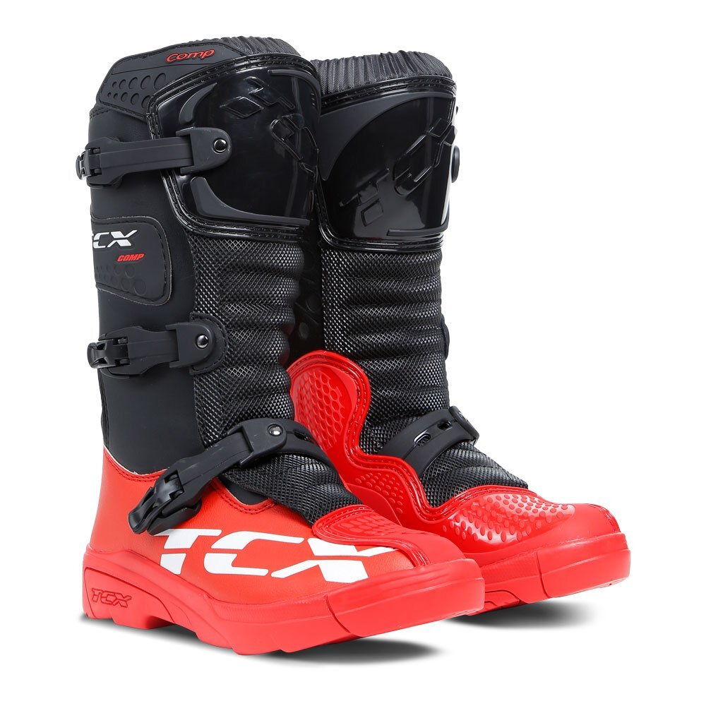 TCX Comp Black/Red Kid Boots - EasyR