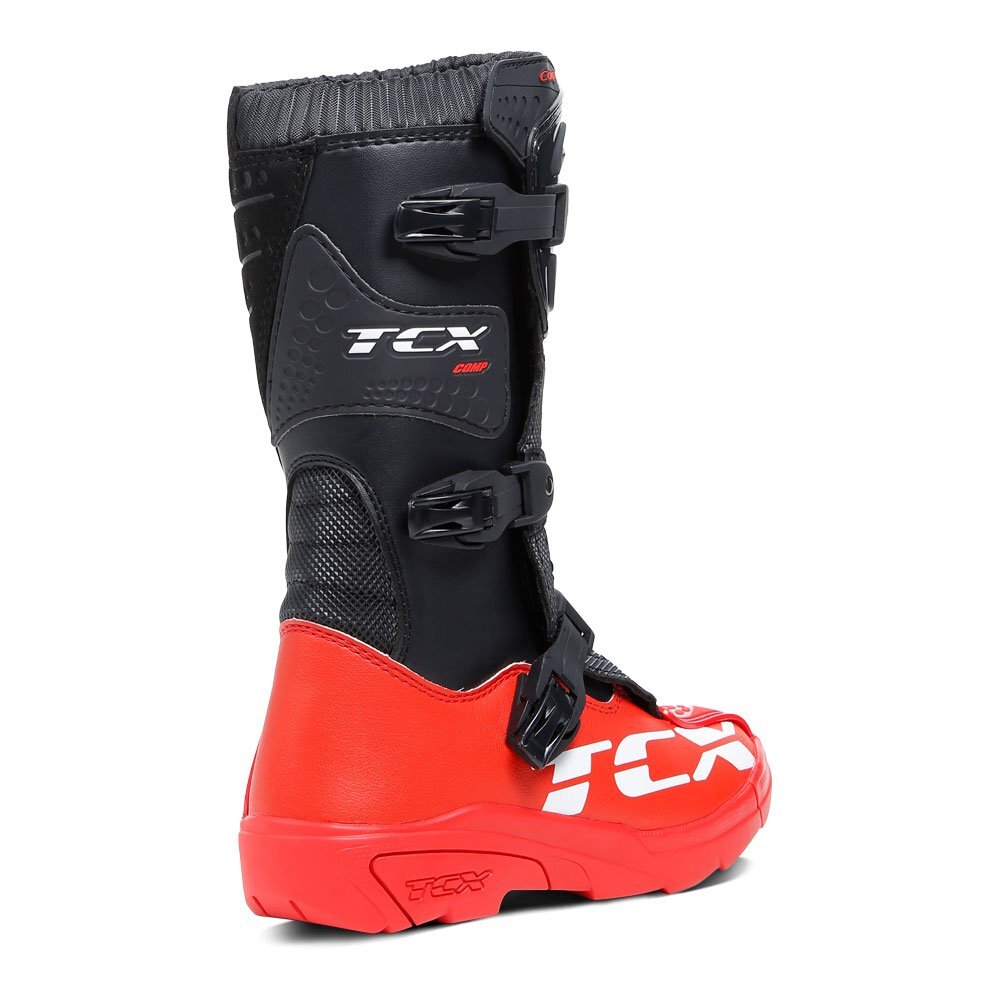 TCX Comp Black/Red Kid Boots - EasyR