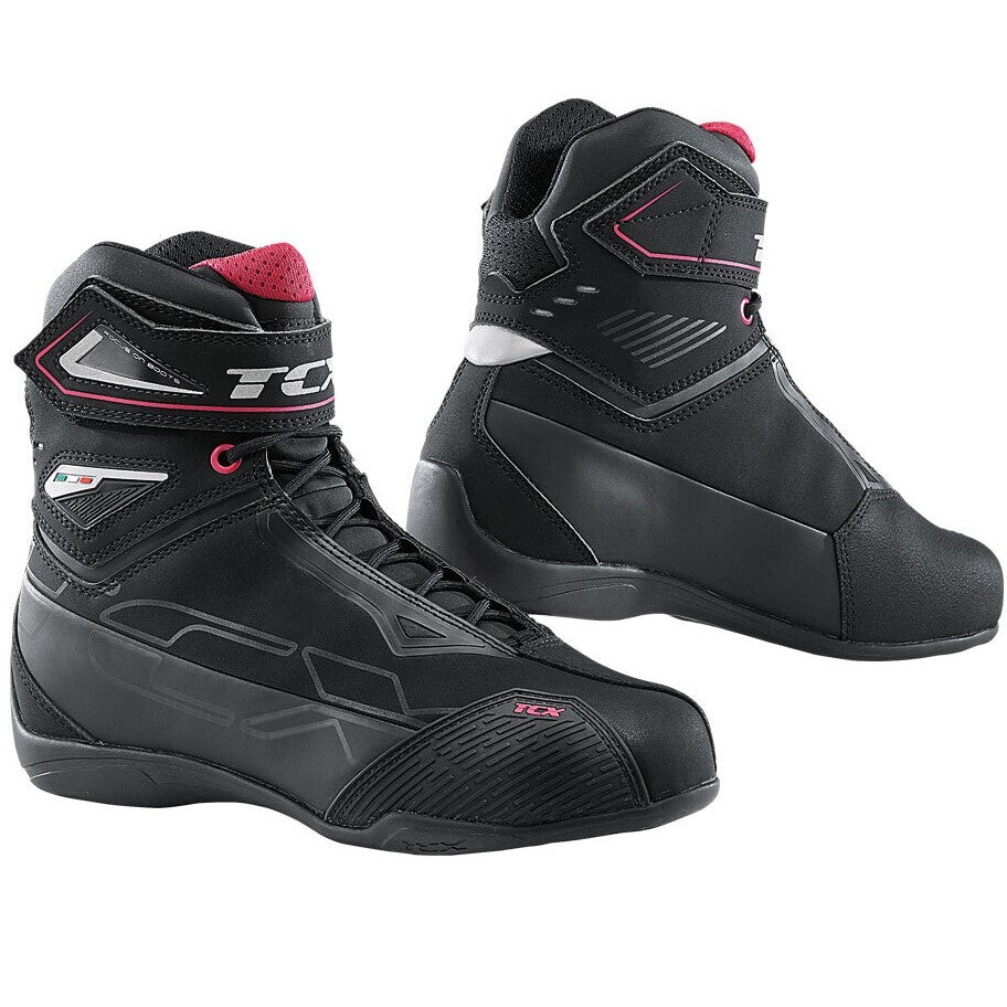 TCX Rush 2 Lady Waterproof Black/Pink Womens Short Boots - EasyR