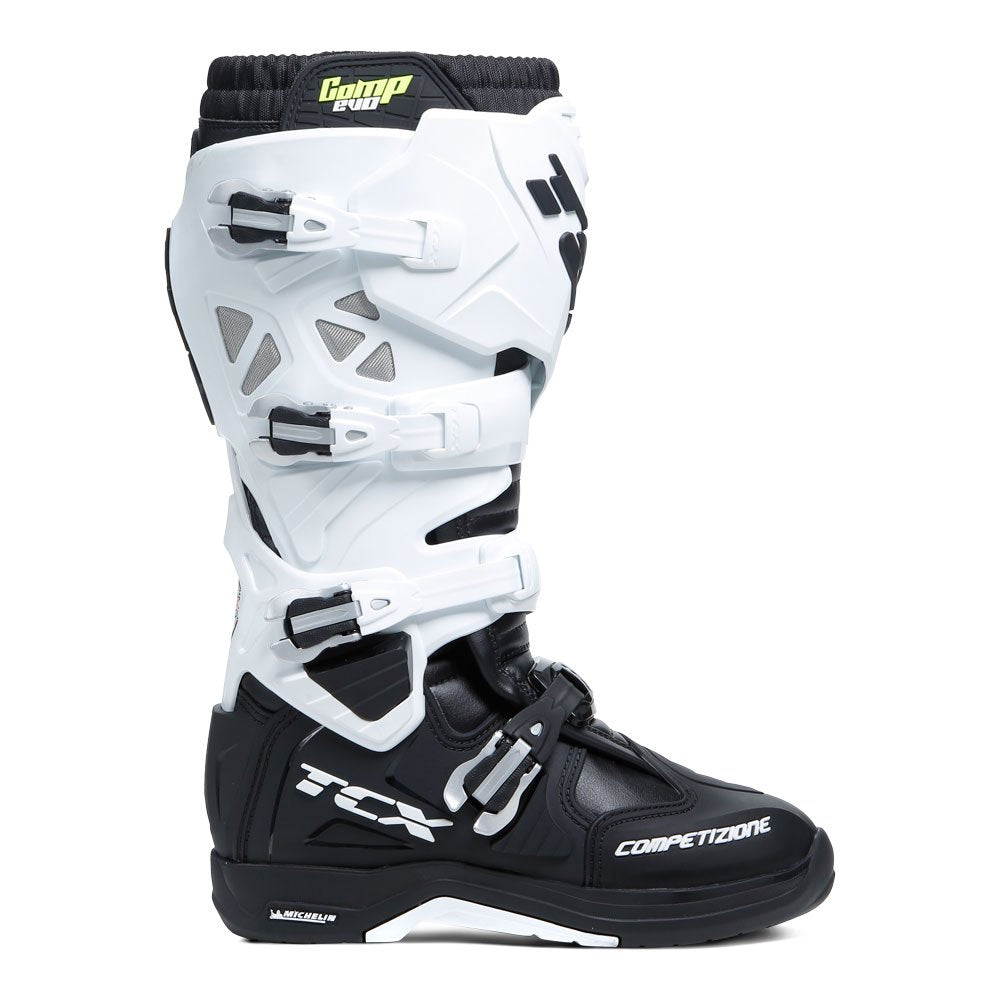 TCX Comp Evo 2 Black/White Boots - EasyR