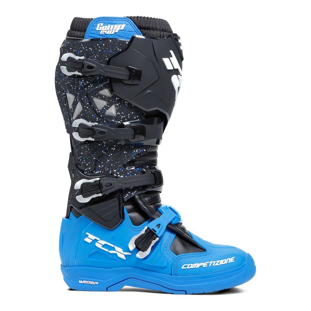 TCX Comp Evo 2 Black/Blue Boots - EasyR