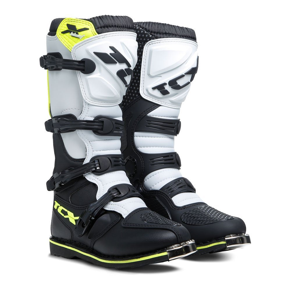 TCX X-Blast Black/White/Yellow Boots - EasyR