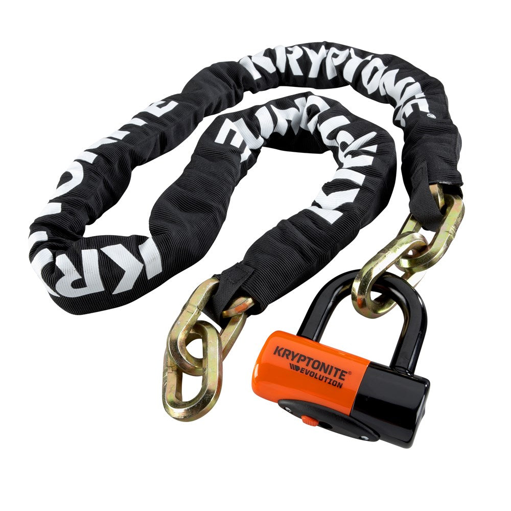 Kryptonite New York 1217 Chain & 14mm EV Series 4 Disc Lock 170cm x 12mm