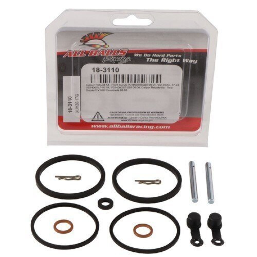 All Balls 18-3110 Brake Caliper Rebuild Kit for Suzuki