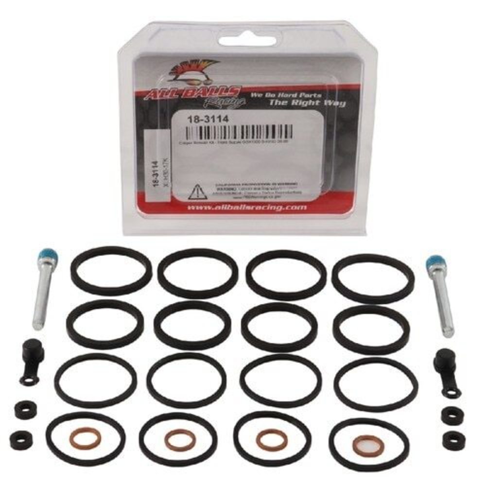 All Balls 18-3114 Brake Caliper Rebuild Kit for Suzuki