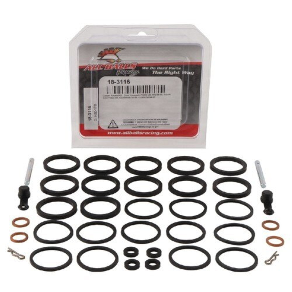 All Balls 18-3116 Brake Caliper Rebuild Kit for Kawasaki/Suzuki