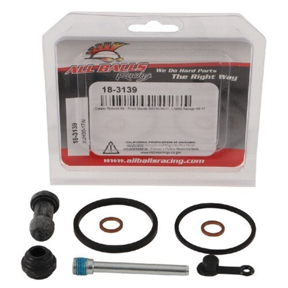 All Balls 18-3139 Brake Caliper Rebuild Kit for Suzuki