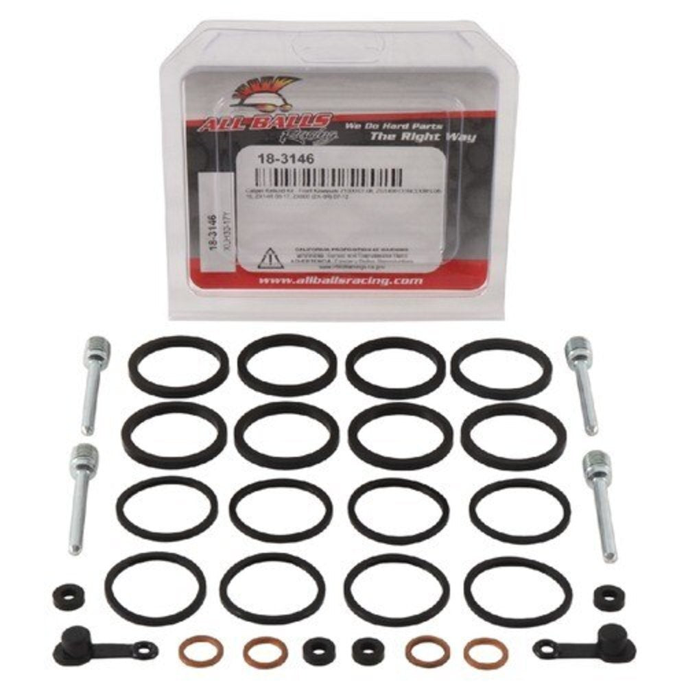All Balls 18-3146 Brake Caliper Rebuild Kit for Kawasaki